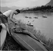 Wettkampf: Kanuweltmeisterschaft Meran 1953 (Positivo) di Foto Hermann Frass, Bozen,Hermann Frass (1953/07/01 - 1953/07/31)