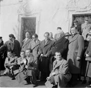 ritratto di gruppo (Positivo) di Foto Hermann Frass, Bozen,Hermann Frass (1955/01/01 - 1955/01/31)