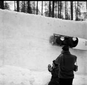 Wettkampf: Bobrennen Cortina 1956 (Positivo) di Foto Hermann Frass, Bozen,Hermann Frass (1956/01/01 - 1956/01/31)