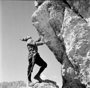 alpinista (Positivo) di Foto Hermann Frass, Bozen,Hermann Frass (1960/09/01 - 1960/09/93)