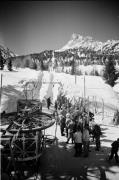 Sessellift Wolkenstein-Dantercepies (Positivo) di Foto Hermann Frass, Bozen,Hermann Frass (1951/01/01 - 1951/12/31)