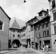 Stadtturm Meran Vinschgertor (Positivo) di Foto Hermann Frass, Bozen,Hermann Frass (1960/01/01 - 1979/12/31)