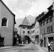 Stadtturm Meran Vinschgertor (Positivo) di Foto Hermann Frass, Bozen,Hermann Frass (1960/01/01 - 1979/12/31)