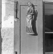 Skulptur: Madonna, Holz (Positivo) di Foto Elisabeth Fuchs-Hauffen, Überlingen/Bodensee,Fuchs-Hauffen, Elisabeth (1963/02/01 - 1963/02/28)