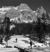 Skifahrer (Positivo) di Foto Elisabeth Fuchs-Hauffen, Überlingen/Bodensee,Fuchs-Hauffen, Elisabeth (1965/02/01 - 1965/02/28)