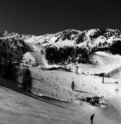 Skipisten (Positivo) di Foto Elisabeth Fuchs-Hauffen, Überlingen/Bodensee,Fuchs-Hauffen, Elisabeth (1979/02/01 - 1979/02/28)