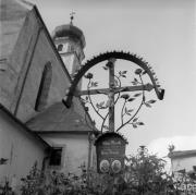 croce tombale: ferro battuto (Positivo) di Foto Elisabeth Fuchs-Hauffen, Überlingen/Bodensee,Fuchs-Hauffen, Elisabeth (1967/05/01 - 1967/05/31)