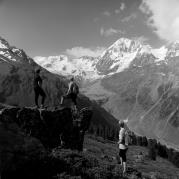 Wanderer/Ausflügler (Positivo) di Foto Elisabeth Fuchs-Hauffen, Überlingen/Bodensee,Fuchs-Hauffen, Elisabeth (1968/07/01 - 1968/07/31)