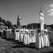 Heiligenfigur (Positivo) di Foto Elisabeth Fuchs-Hauffen, Überlingen/Bodensee,Fuchs-Hauffen, Elisabeth (1966/06/01 - 1966/06/63)