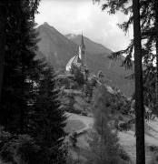 Kirche Moos in Passeier Platt Pfarrkirche (Positivo) di Foto Elisabeth Fuchs-Hauffen, Überlingen/Bodensee,Fuchs-Hauffen, Elisabeth (1966/09/01 - 1966/09/93)