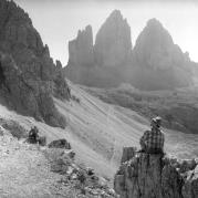 alpinista (Positivo) di Foto Elisabeth Fuchs-Hauffen, Überlingen/Bodensee,Fuchs-Hauffen, Elisabeth (1970/07/01 - 1970/07/31)