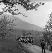 banda musicale (Positivo) di Foto Elisabeth Fuchs-Hauffen, Überlingen/Bodensee,Fuchs-Hauffen, Elisabeth (1970/05/01 - 1970/05/31)