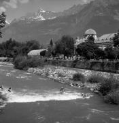 Wassersport: Kanufahren (Passer) (Positivo) di Foto Elisabeth Fuchs-Hauffen, Überlingen/Bodensee,Fuchs-Hauffen, Elisabeth (1970/06/01 - 1970/06/63)