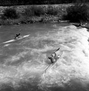 Wassersport: Kanufahren (Passer) (Positivo) di Foto Elisabeth Fuchs-Hauffen, Überlingen/Bodensee,Fuchs-Hauffen, Elisabeth (1970/06/01 - 1970/06/63)