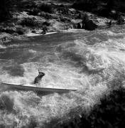 Wassersport: Kanufahren (Passer) (Positivo) di Foto Elisabeth Fuchs-Hauffen, Überlingen/Bodensee,Fuchs-Hauffen, Elisabeth (1970/06/01 - 1970/06/63)