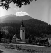 Kirche Corvara Alte Pfarrkirche St. Katharina (Positivo) di Foto Elisabeth Fuchs-Hauffen, Überlingen/Bodensee,Fuchs-Hauffen, Elisabeth (1980/09/01 - 1980/09/93)