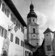 Kirche Kastelruth Pfarrkirche Hl. Peter und Paul (Positivo) di Foto Elisabeth Fuchs-Hauffen, Überlingen/Bodensee,Fuchs-Hauffen, Elisabeth (1967/05/01 - 1967/05/31)