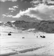 Pferdeschlitten (Positivo) di Foto Elisabeth Fuchs-Hauffen, Überlingen/Bodensee,Fuchs-Hauffen, Elisabeth (1973/02/01 - 1973/02/28)