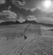 Skifahrer (Positivo) di Foto Elisabeth Fuchs-Hauffen, Überlingen/Bodensee,Fuchs-Hauffen, Elisabeth (1977/03/01 - 1977/03/31)