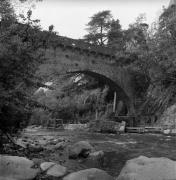 Brücke Römersteg / Steinerner Steg Meran (Positivo) di Foto Elisabeth Fuchs-Hauffen, Überlingen/Bodensee,Fuchs-Hauffen, Elisabeth (1977/04/01 - 1977/04/43)