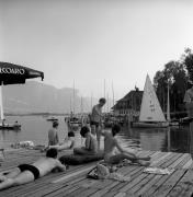 Lido Kalterer See (Positivo) di Foto Elisabeth Fuchs-Hauffen, Überlingen/Bodensee,Fuchs-Hauffen, Elisabeth (1970/07/01 - 1970/07/31)