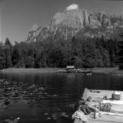 Steg an See (Positivo) di Foto Elisabeth Fuchs-Hauffen, Überlingen/Bodensee,Fuchs-Hauffen, Elisabeth (1968/07/01 - 1968/07/31)