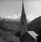 Kirche Sarntal Durnholz Pfarrkirche Hl. Nikolaus (Positivo) di Foto Elisabeth Fuchs-Hauffen, Überlingen/Bodensee,Fuchs-Hauffen, Elisabeth (1970/06/01 - 1970/06/63)