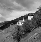 Kirche St. Martin am Kofel Latsch (Positivo) di Foto Elisabeth Fuchs-Hauffen, Überlingen/Bodensee,Fuchs-Hauffen, Elisabeth (1968/09/01 - 1968/09/93)