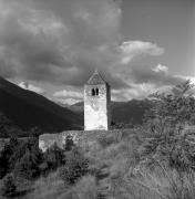 Kirche Laas St. Sisinius (Positivo) di Foto Elisabeth Fuchs-Hauffen, Überlingen/Bodensee,Fuchs-Hauffen, Elisabeth (1968/09/01 - 1968/09/93)