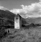 Kirche Laas St. Sisinius (Positivo) di Foto Elisabeth Fuchs-Hauffen, Überlingen/Bodensee,Fuchs-Hauffen, Elisabeth (1968/09/01 - 1968/09/93)