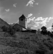 Kirche Laas St. Sisinius (Positivo) di Foto Elisabeth Fuchs-Hauffen, Überlingen/Bodensee,Fuchs-Hauffen, Elisabeth (1968/09/01 - 1968/09/93)