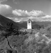 Kirche Laas St. Sisinius (Positivo) di Foto Elisabeth Fuchs-Hauffen, Überlingen/Bodensee,Fuchs-Hauffen, Elisabeth (1968/09/01 - 1968/09/93)