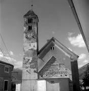 Kirche Laas Pfarrkirche Hl. Johannes der Täufer (Positivo) di Foto Elisabeth Fuchs-Hauffen, Überlingen/Bodensee,Fuchs-Hauffen, Elisabeth (1968/09/01 - 1968/09/93)