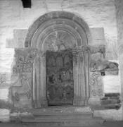 Romanik - Portal Burgkapelle Tirol (Positivo) di Foto Elisabeth Fuchs-Hauffen, Überlingen/Bodensee,Fuchs-Hauffen, Elisabeth (1968/10/01 - 1968/10/31)