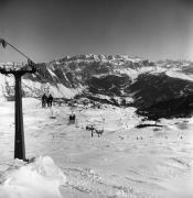 Skifahrer (Positivo) di Foto Elisabeth Fuchs-Hauffen, Überlingen/Bodensee,Fuchs-Hauffen, Elisabeth (1977/03/01 - 1977/03/31)