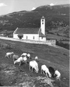 Kirche Mals Tartsch St. Veit am Bichl (Positivo) di Foto Elisabeth Fuchs-Hauffen, Überlingen/Bodensee,Fuchs-Hauffen, Elisabeth (1969/07/01 - 1969/07/31)