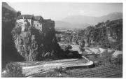 Brücke Talfer bei Schloß Runkelstein (Positivo) di Bährendt, Leo (1902/01/01 - 1930/12/31)