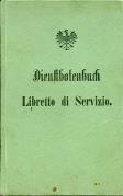 Dienstbotenbuch - Libretto di servizio.
