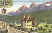 Innichen, Tirol - M. A. Mayr's Bahnhofsrestaurant u. Hotel, Touristenhaus u. Gutsbesitzung
