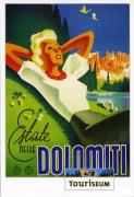 Tourismusplakate von Franz Lenhart, Sammlung Touriseum