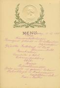 Menu: Montag, 11. 12. 1905