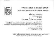 Tourismus und Ethik 2006