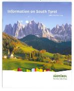 Information on South Tyrol with panoramic map