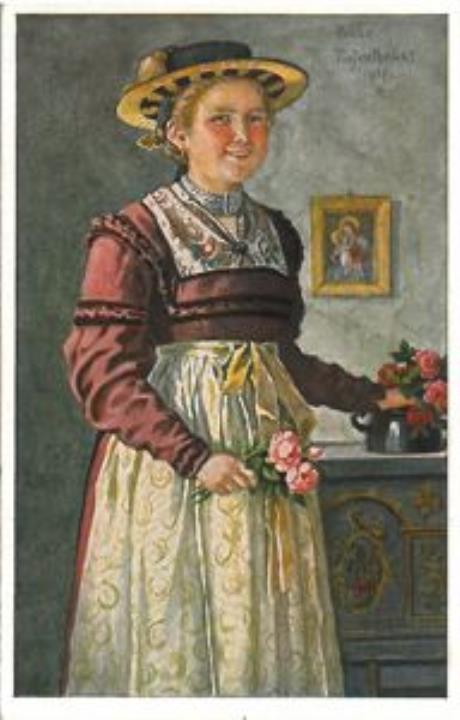 costume tradizionale (Positivo) di Amonn, Johann F.,Tiefenthaler, Paula (1917/01/01 - 1917/12/31)