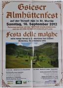 Gsieser Almhüttenfest - Festa delle malghe 2012
