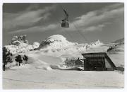 Dolomiti - Passo Falzarego m. 2117 - Funivia del Lagazuoi m. 2800 verso l'Averau m. 2648 e Col Gallina m. 2508