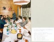 10 Jahre Klausberg Seilbahn AG, Spätwinter 1980 Johann Steger und Frau Bürgermeister Johann Kirchler Franz Mairhofer Sen. Dr. Peter Brugger Dr. Hermann Reden Frau Mariedl Reden Frau Luise Brugger Frau Martha Innerbichler