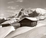 Almhütte Seiser Alm (Positivo) di Foto Fuchs-Hauffen, Überlingen (1960/01/01 - 1989/12/31)