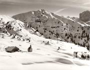 Almhütte Zallinger / al Giogo (Seiser Alm) (Positivo) di Foto Fuchs-Hauffen, Überlingen (1960/01/01 - 1989/12/31)