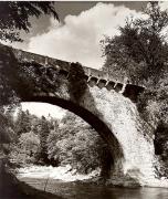 Brücke Meran Römersteg / Steinerner Steg (Positivo) di Foto Fuchs-Hauffen, Überlingen (1950/01/01 - 1969/12/31)